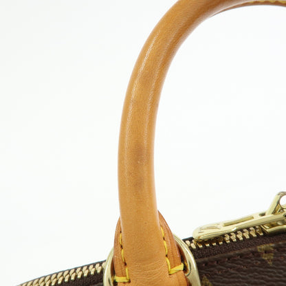 Louis Vuitton Alma Monogram Canvas, Brown, Canvas, Handbag