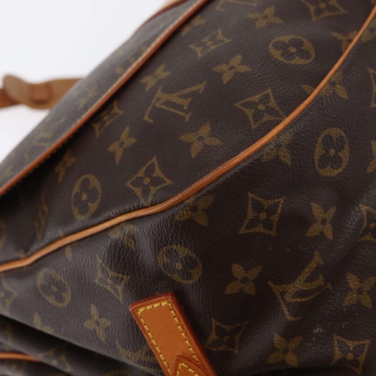 Louis Vuitton Saumur Monogram Canvas, Brown, Canvas, Shoulder Bag