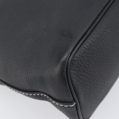 Burberry Vintage Leather, Black, Leather, Tote Bag