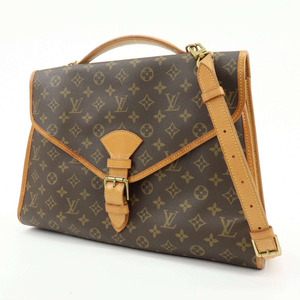 Louis Vuitton Beverly Monogram Canvas, Brown, Canvas, Handbag