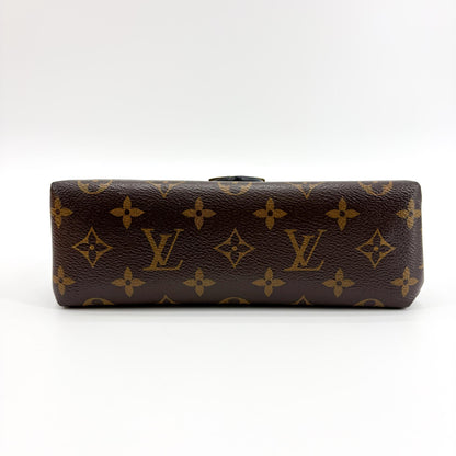 Louis Vuitton Locky Monogram Canvas with Leather, Black, Canvas, Handbag