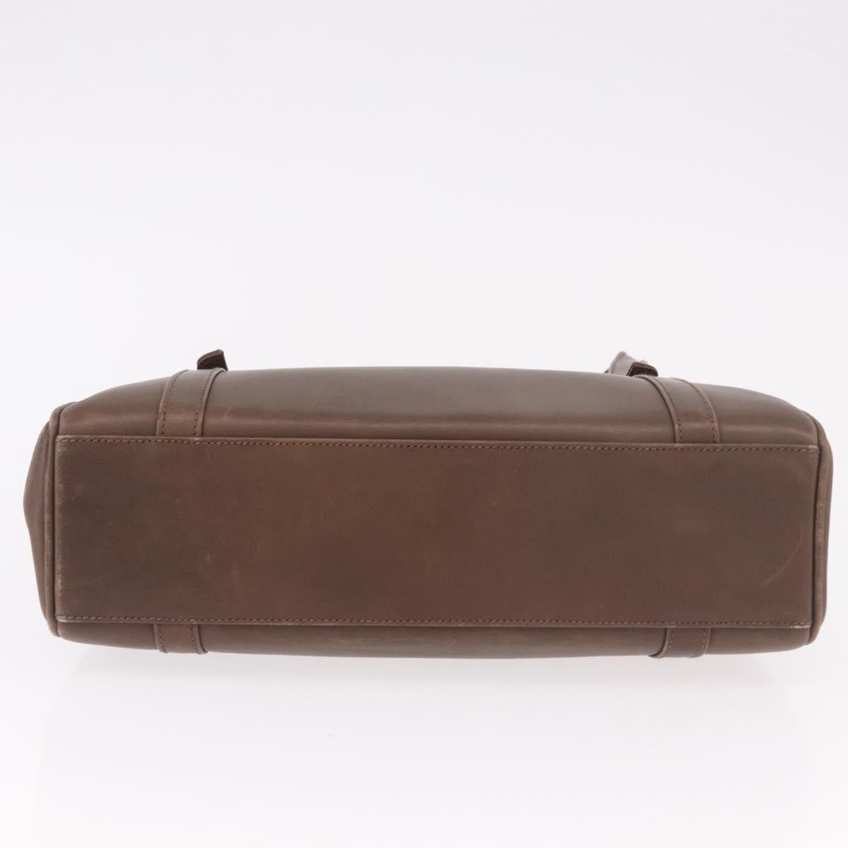Gucci Vintage Leather, Brown, Leather, Tote Bag