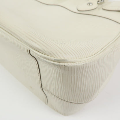 Louis Vuitton Passy Epi Leather, White, Leather, Tote Bag