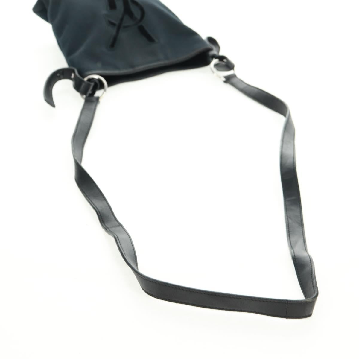 Saint Laurent Vintage Canvas, Black, Canvas, Handbag