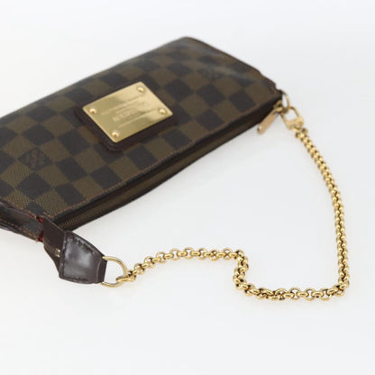Louis Vuitton Sophie Damier Ebene, Brown, Canvas, Clutch