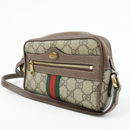 Gucci Ophidia GG Coated Canvas, Beige, Canvas, Shoulder Bag