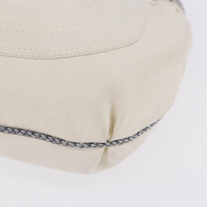 Fendi Spy Pocket Hobo Leather, White, Leather, Handbag