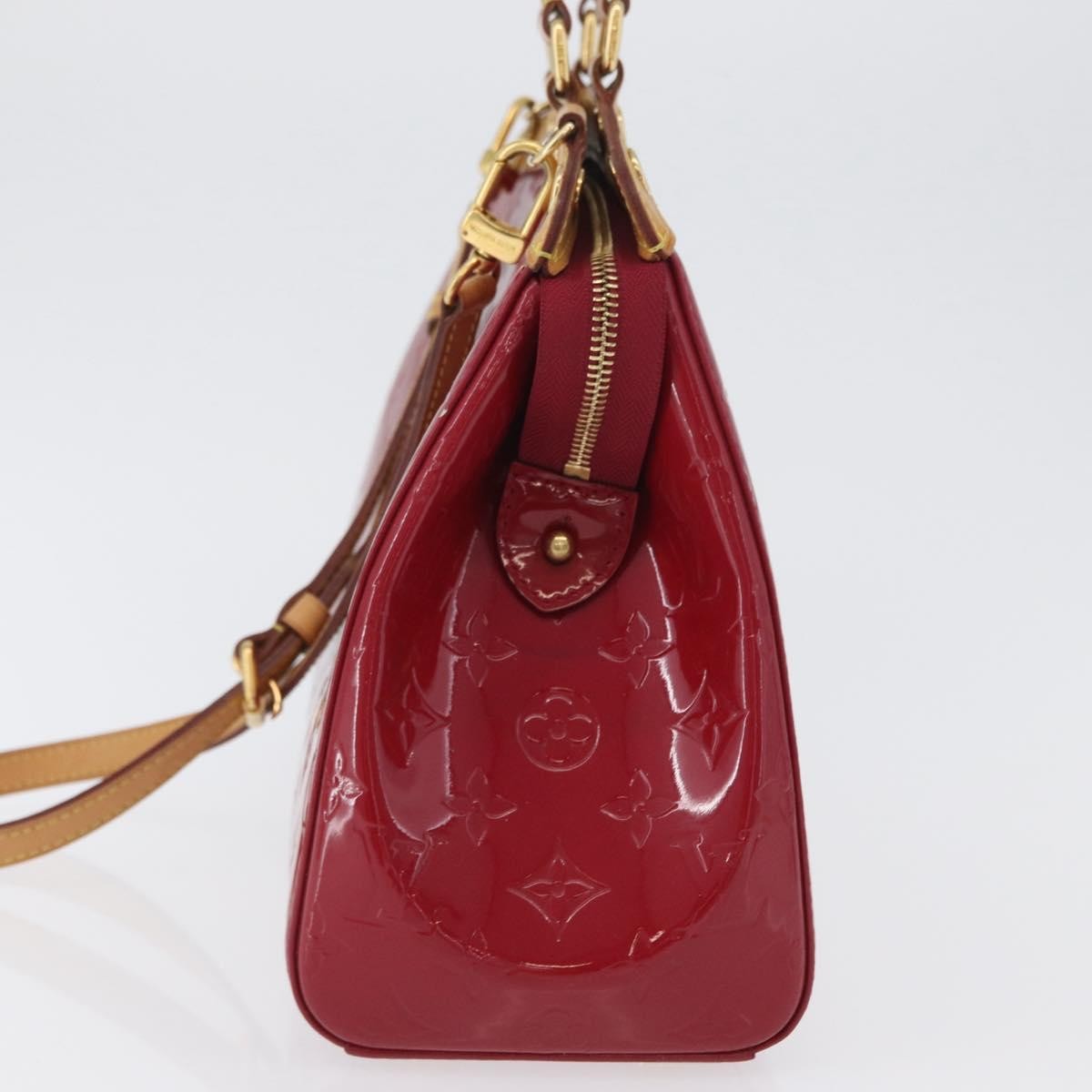 Louis Vuitton Blair Monogram Vernis, Pink, Patent Leather, Handbag