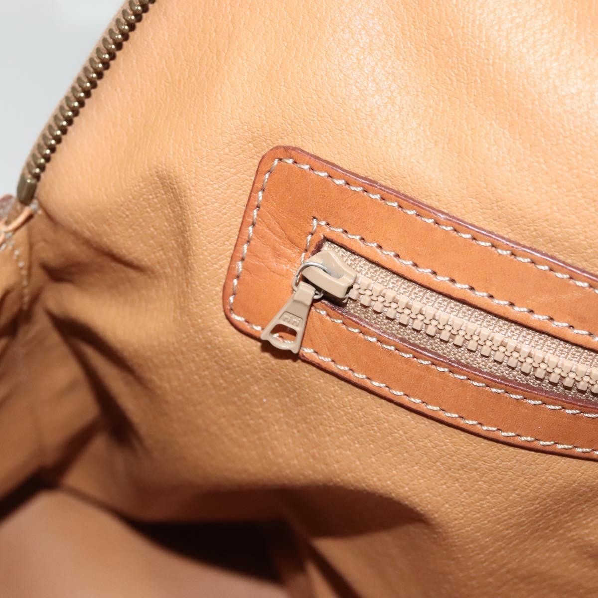 Celine Macadam Macadam with leather, Brown, Canvas, Handbag