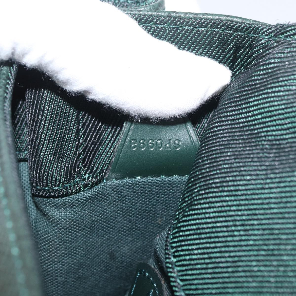 Louis Vuitton Cassiar Taiga Leather, Green, Leather, Backpack