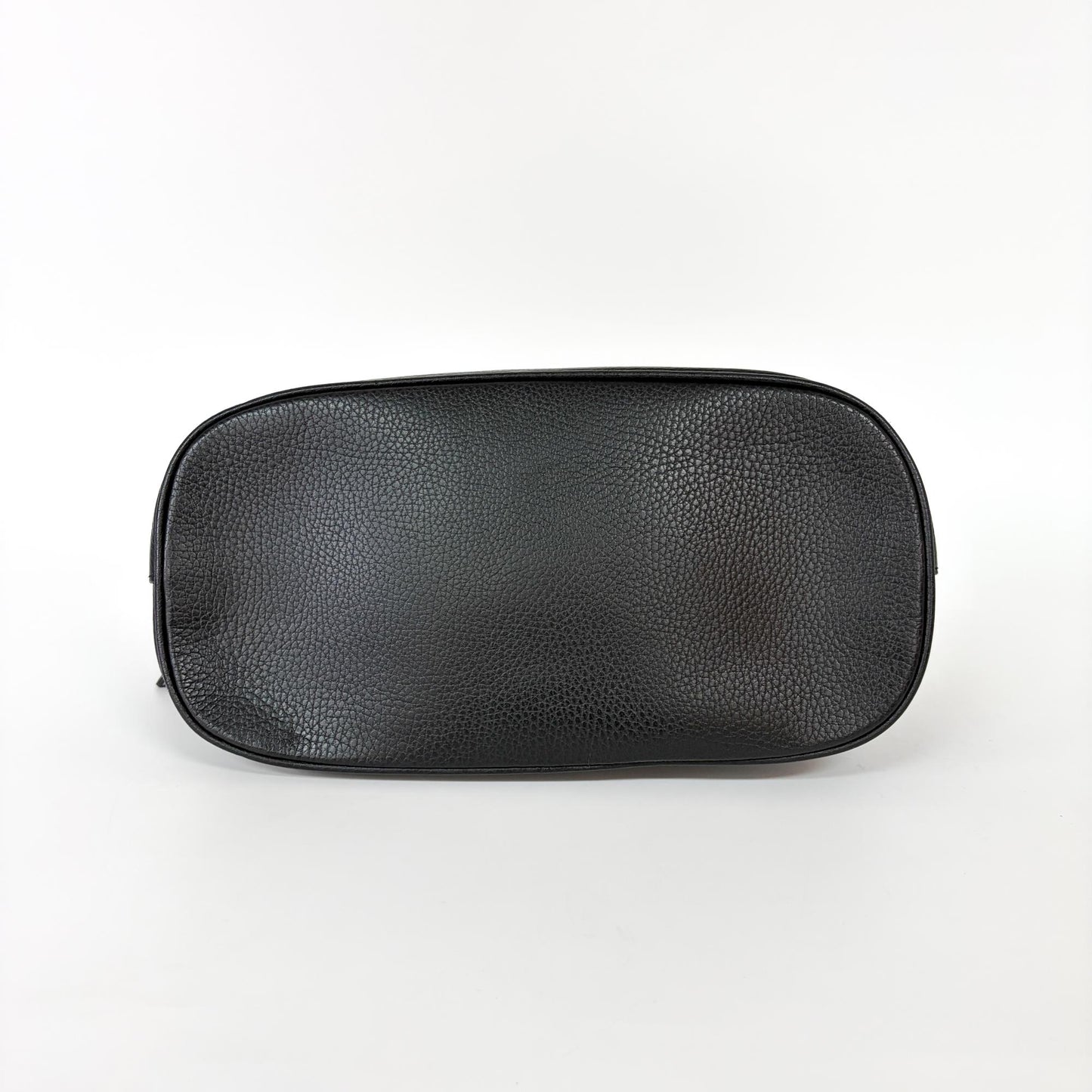 Gucci Dome Bowler GG Suede, Black, Leather, Handbag