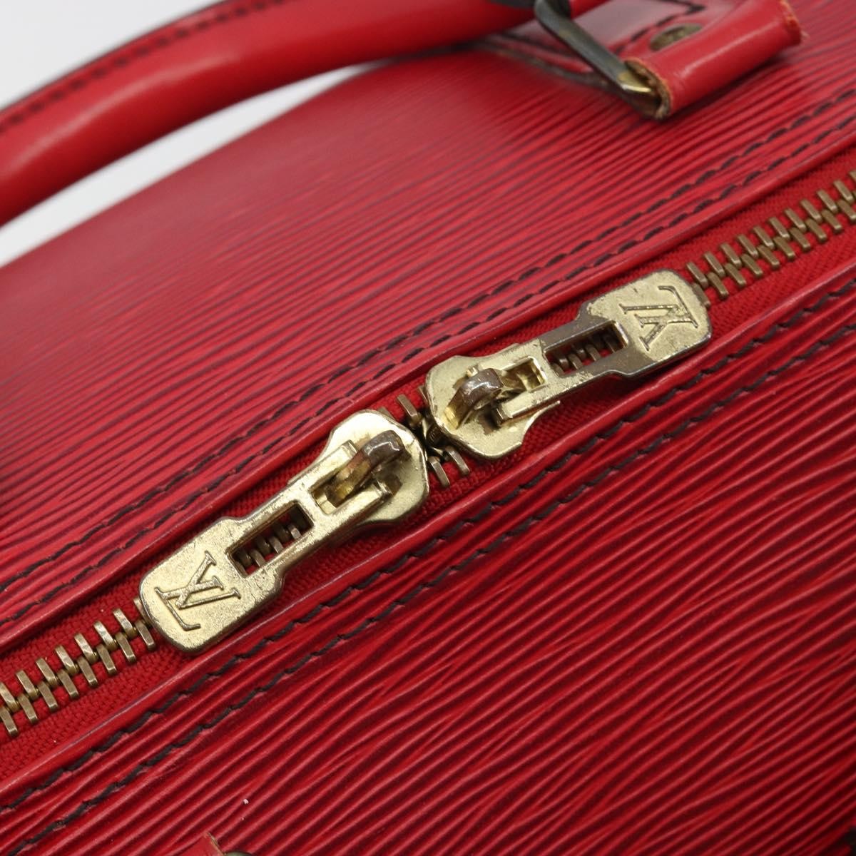 Louis Vuitton Keepall Epi, Brown, Canvas, Travel Bag