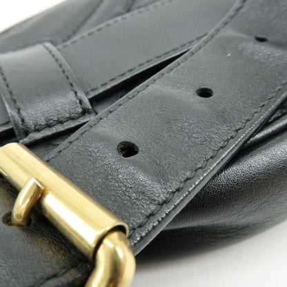 Gucci GG Marmont Belt Matelasse Leather, Black, Leather, Handbag