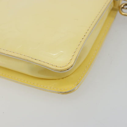 Louis Vuitton Lexington Pochette Monogram Vernis, Beige, Patent Leather, Clutch