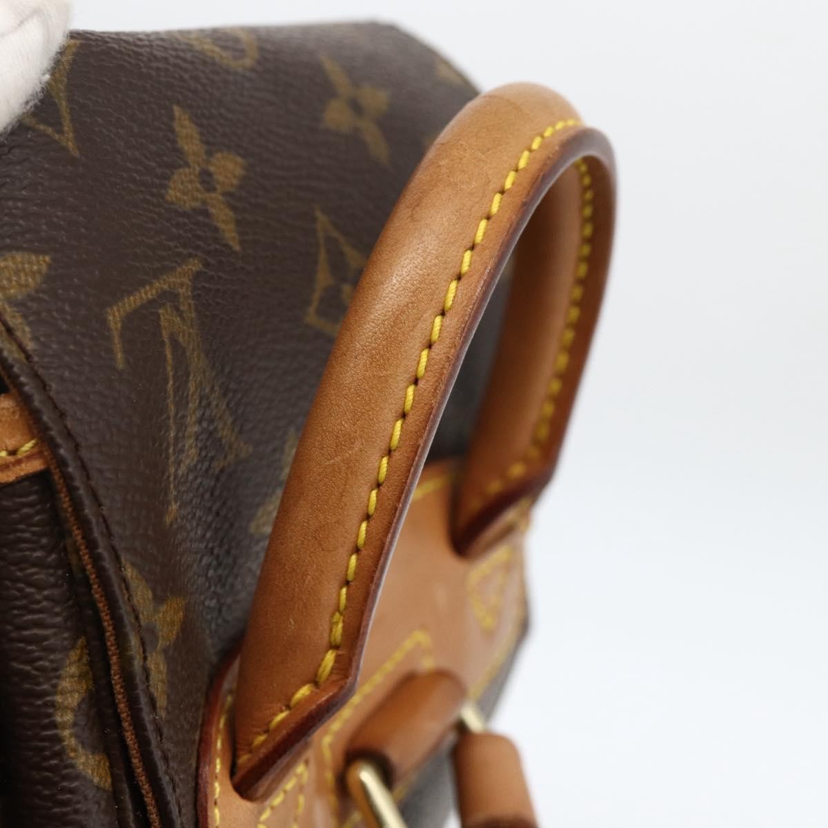Louis Vuitton Vintage Montsouris Monogram Canvas, Brown, Canvas, Backpack