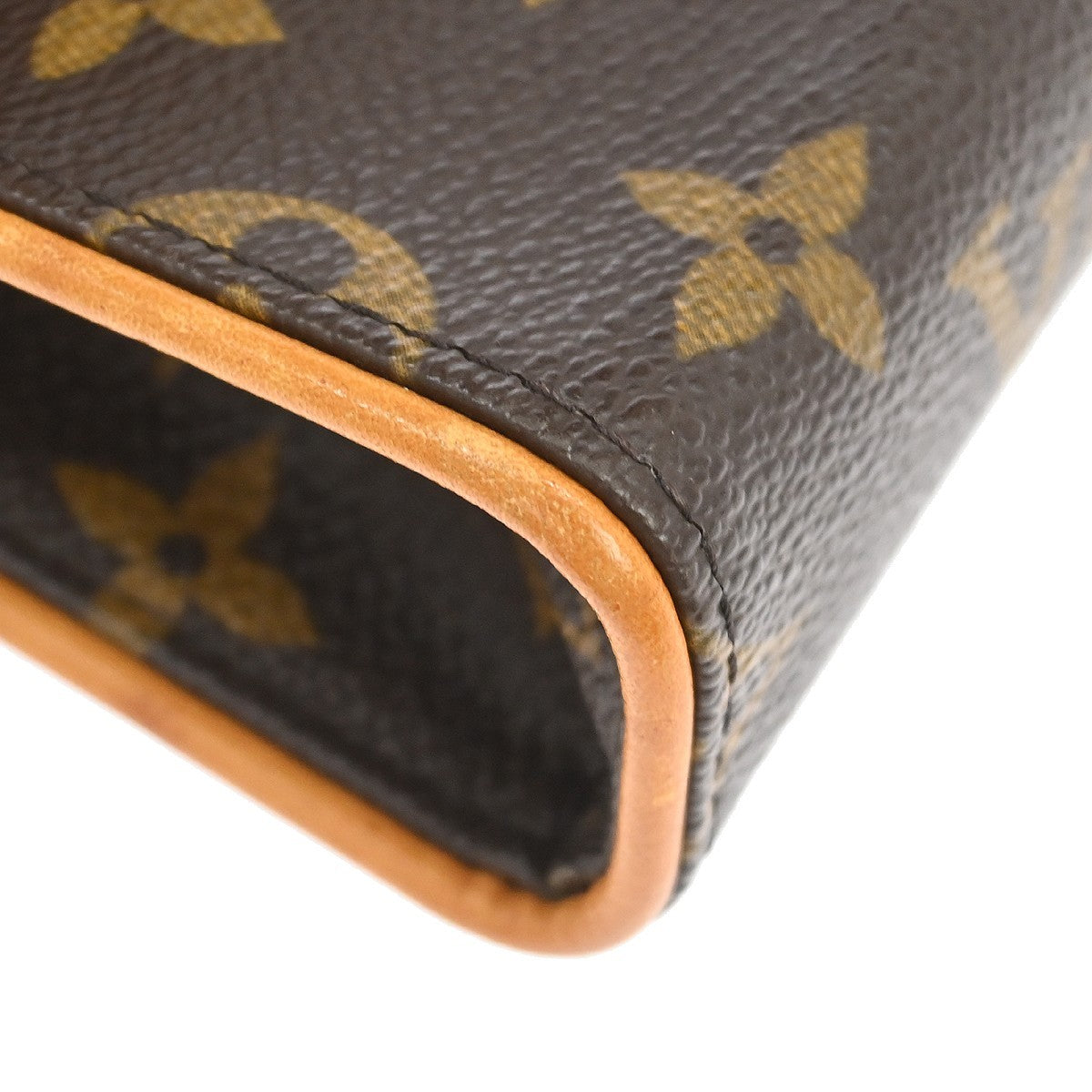 Louis Vuitton Florentine Canvas, Brown, Canvas, Clutch