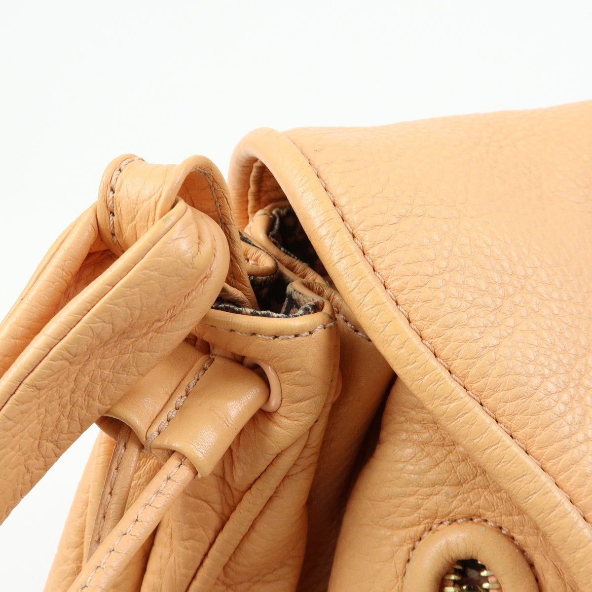 Chloe shoulder bag Leather, Orange, Leather, Shoulder Bag