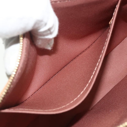 Louis Vuitton Pochette Accessoires NM Monogram Vernis, Brown, Patent Leather, Clutch