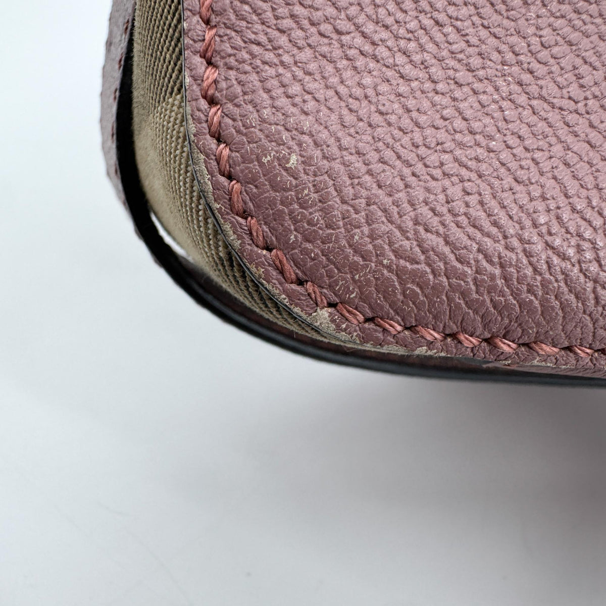 Burberry Helmsley Leather, Pink, Calfskin, Handbag