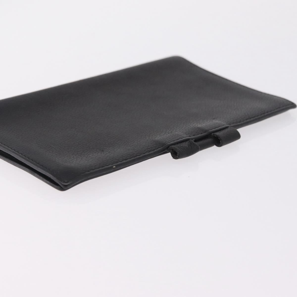 Hermes Vision Agenda Cover Leather, Black, Leather, Briefcase