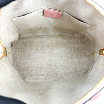 Gucci Convertible Dome Satchel Microguccissima Leather, Pink, Leather, Handbag