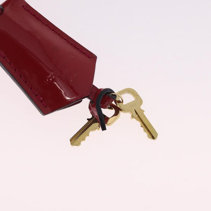 Louis Vuitton Alma Monogram Vernis, Pink, Patent Leather, Handbag