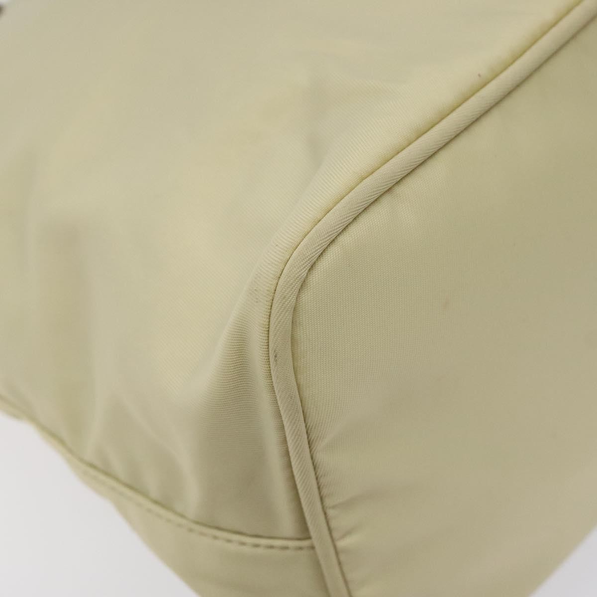 Prada Vintage Tote Tessuto, White, Nylon, Tote Bag