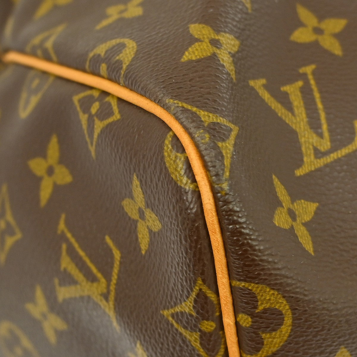 Louis Vuitton Keepall Bandoulière Monogram, Brown, Canvas, Travel Bag