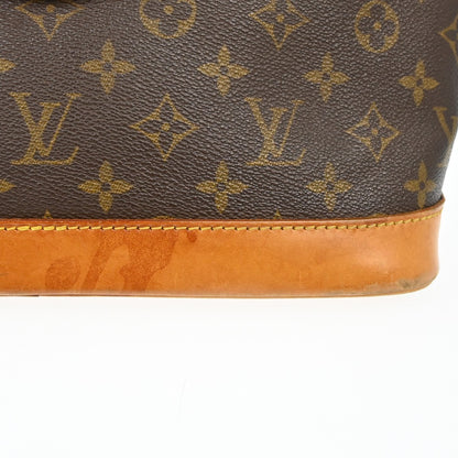 Louis Vuitton Alma Monogram Canvas, Brown, Canvas, Handbag