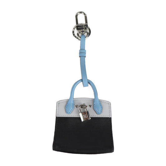 Louis Vuitton City steamer, Blue, Leather, bag