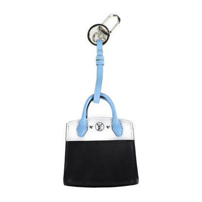 Louis Vuitton City steamer, Blue, Leather, bag