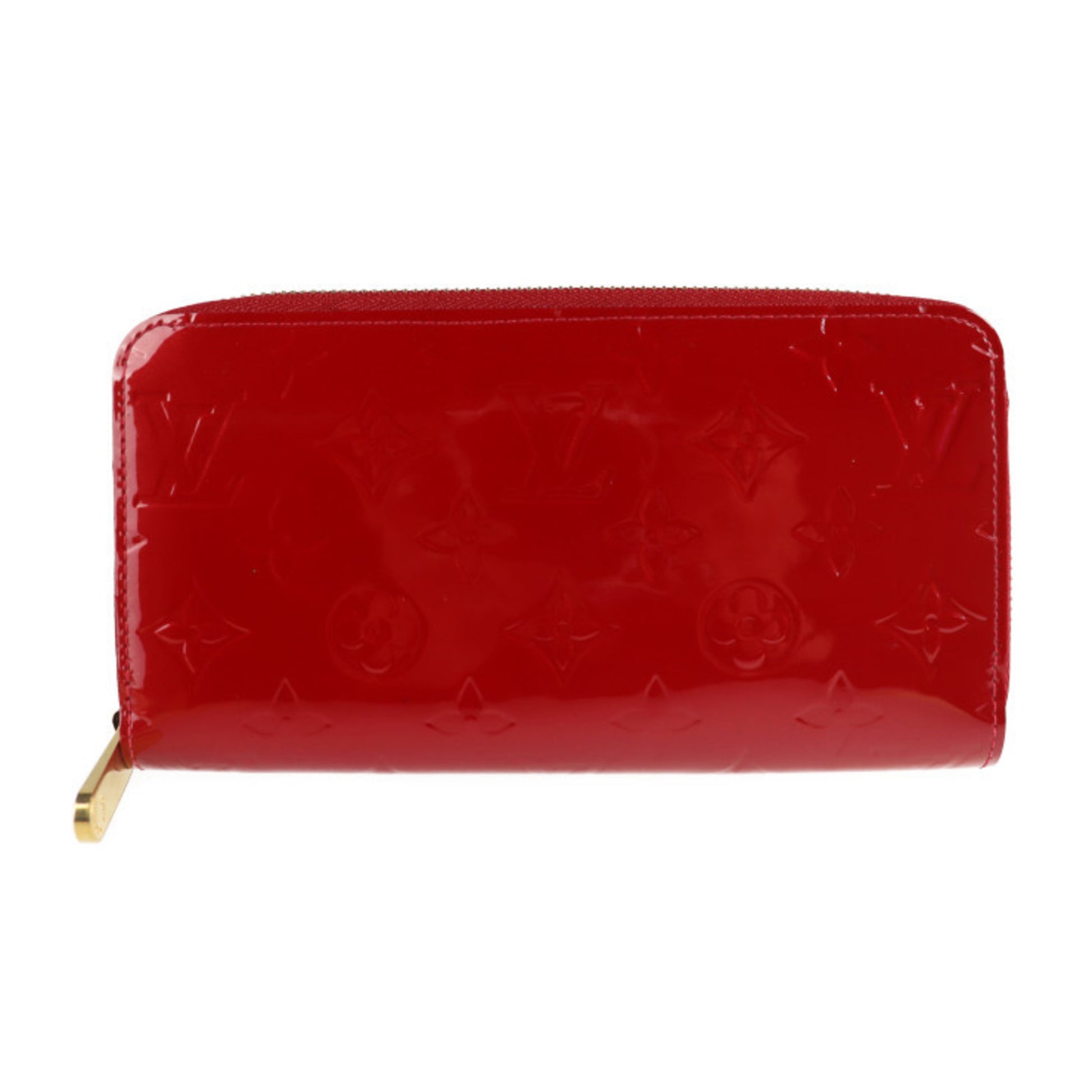 Louis Vuitton Zippy wallet, Red, Canvas, wallet