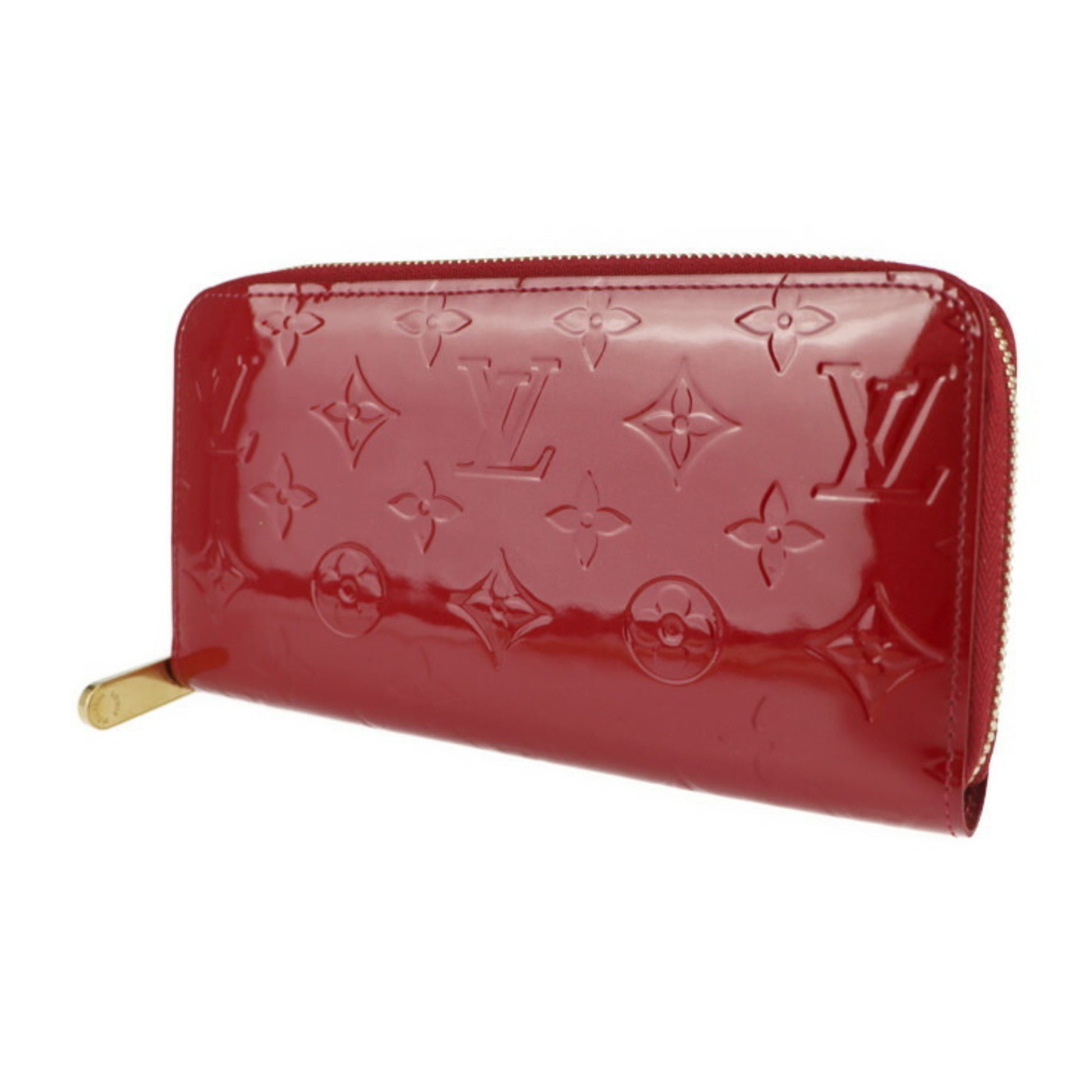 Louis Vuitton Zippy wallet, Red, Canvas, wallet