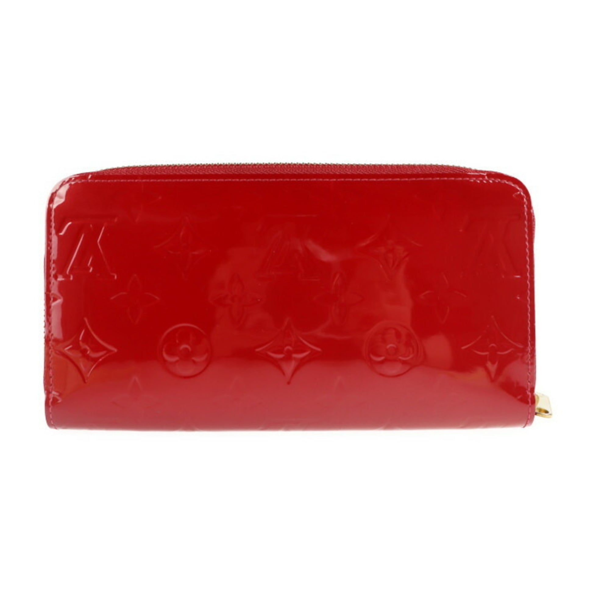 Louis Vuitton Zippy wallet, Red, Canvas, wallet