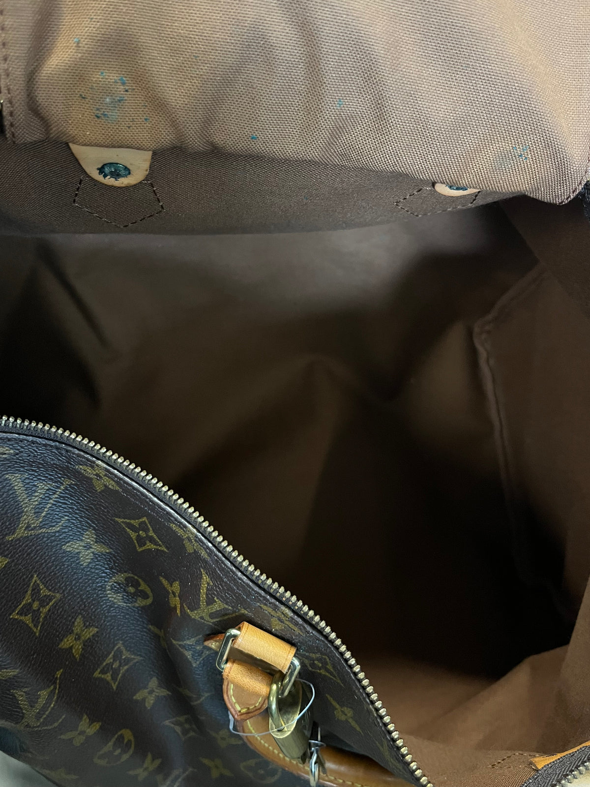Louis Vuitton Speedy Monogram Canvas, Brown, Canvas, Handbag