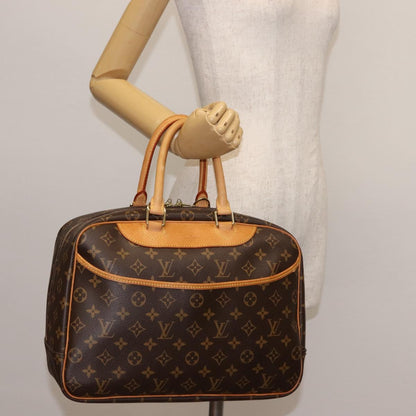 Louis Vuitton Deauville Handbag Monogram Canvas, BROWN, CANVAS, Handbag