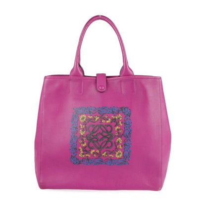 Loewe Barocco, Purple, Leather, tote