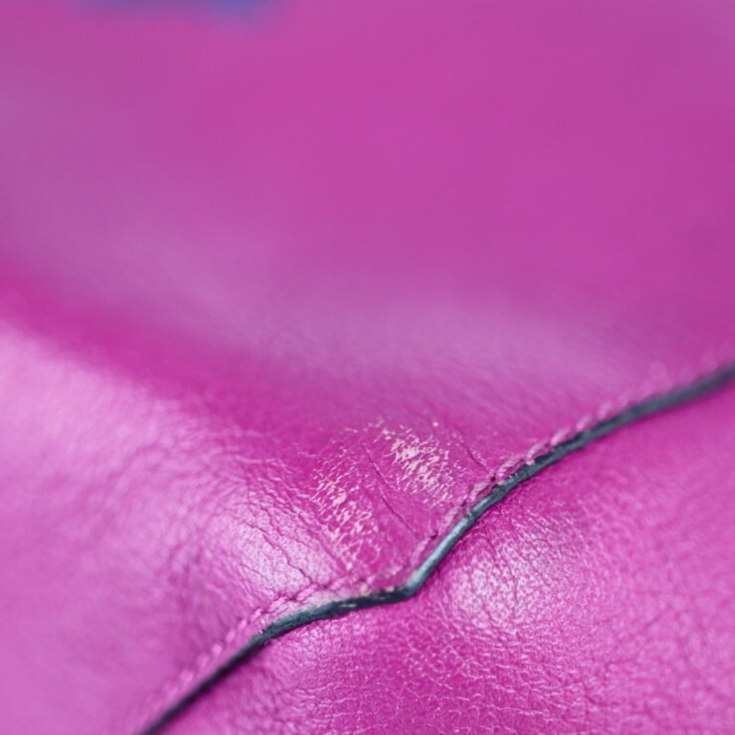 Loewe Barocco, Purple, Leather, tote