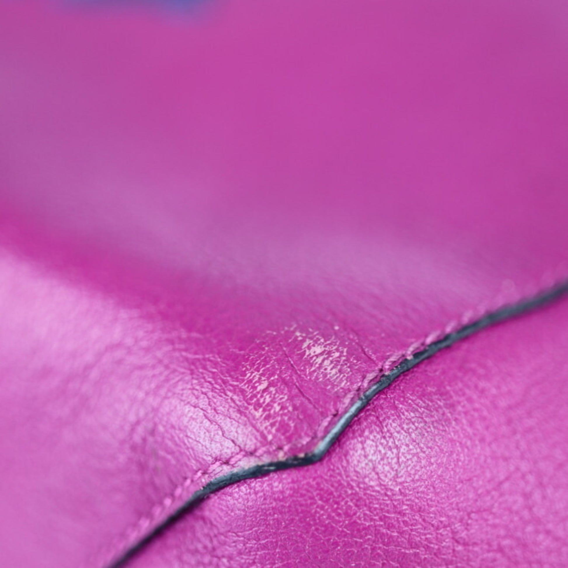 Loewe Barocco, Purple, Leather, tote