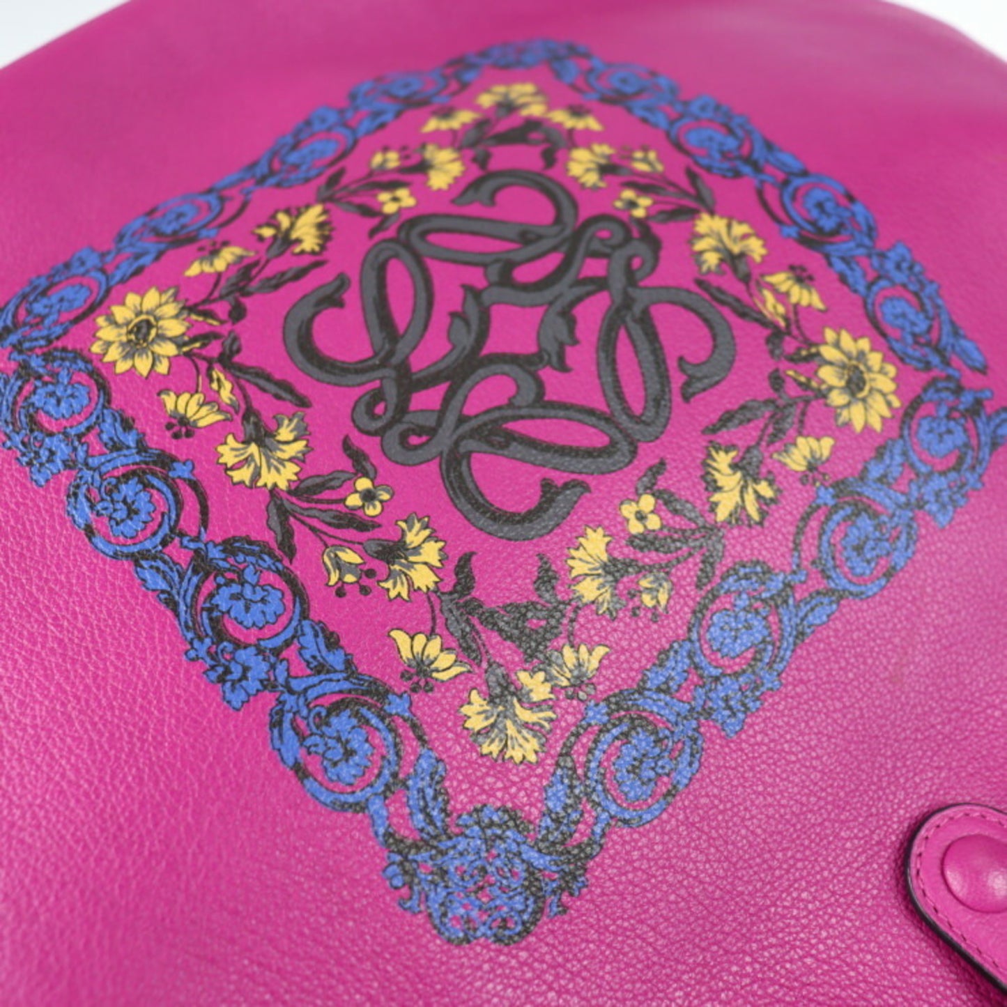 Loewe Barocco, Purple, Leather, tote
