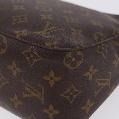 Louis Vuitton Looping Monogram Canvas, Brown, Canvas, Handbag