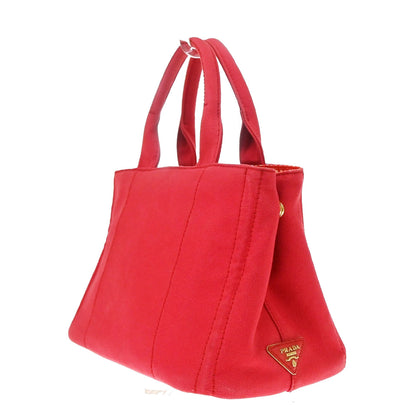 Prada Canapa Canvas, Red, Canvas, Tote Bag