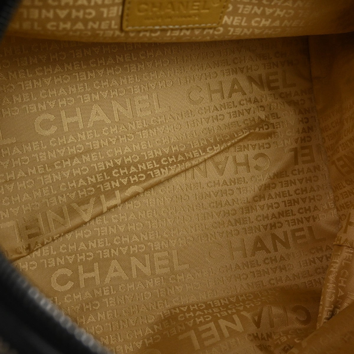 Chanel Vintage Bowler Lambskin, Black, Leather, Handbag