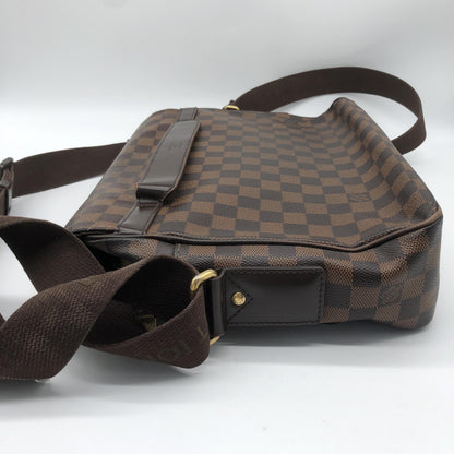 Louis Vuitton Shelton Messenger Damier Ebene, Brown, Canvas, Shoulder Bag