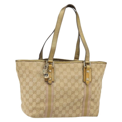 Gucci Jolicoeur GG Canvas, Beige, Canvas, Tote Bag