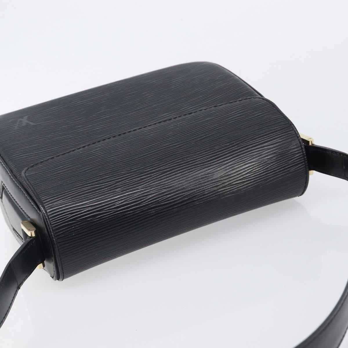 Louis Vuitton Buci Epi Leather, Black, Leather, Handbag