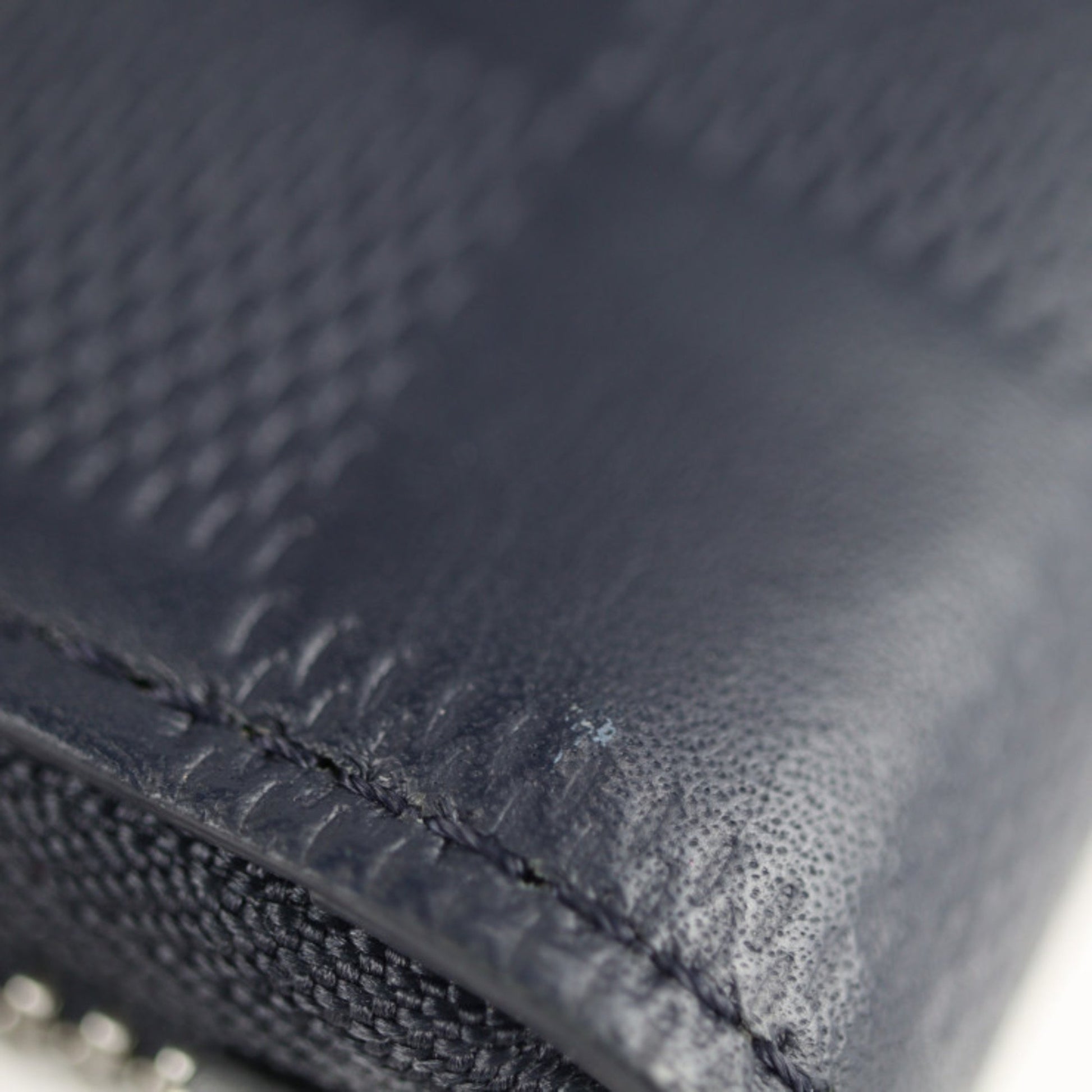 Louis Vuitton Zippy Wallet Vertical, Navy, Leather, wallet