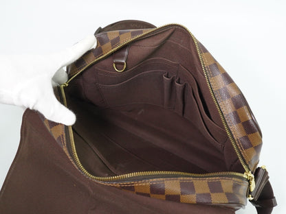 Louis Vuitton Shelton Messenger Damier Ebene, Brown, Canvas, Shoulder Bag