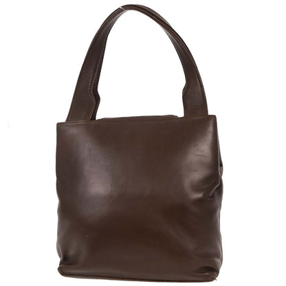Loewe Anagram Leather, Brown, Leather, Handbag