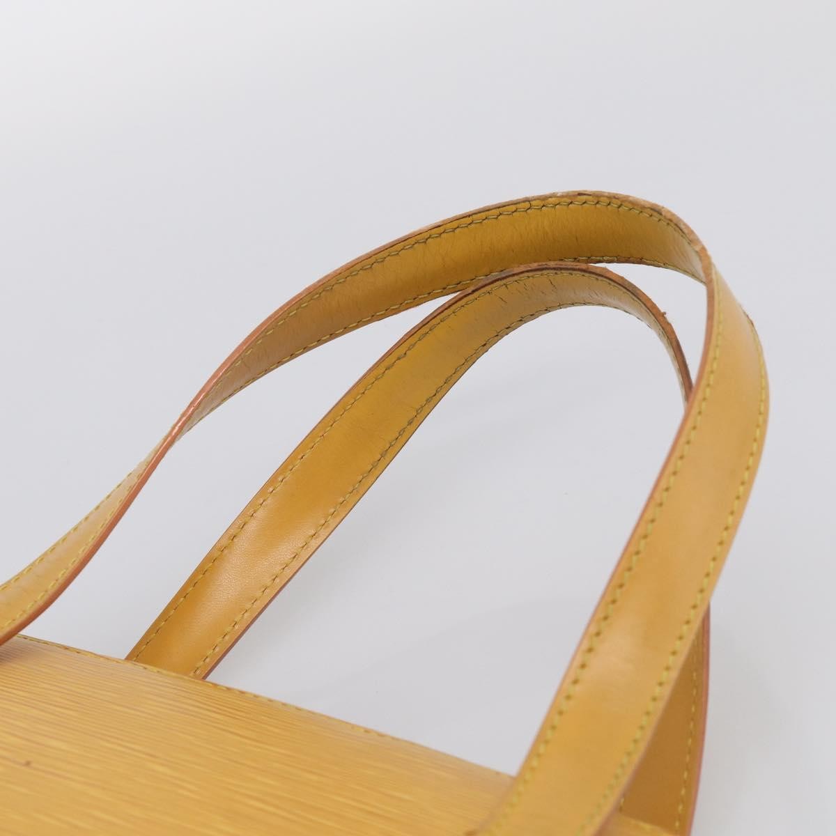 Louis Vuitton Saint Jacques Epi Leather, Yellow, Leather, Handbag
